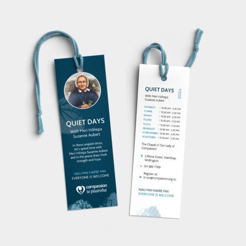 Quiet Days Book Mark- Sisters of Compassion