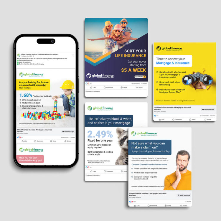 Wellington Graphic Designer social media marketing
