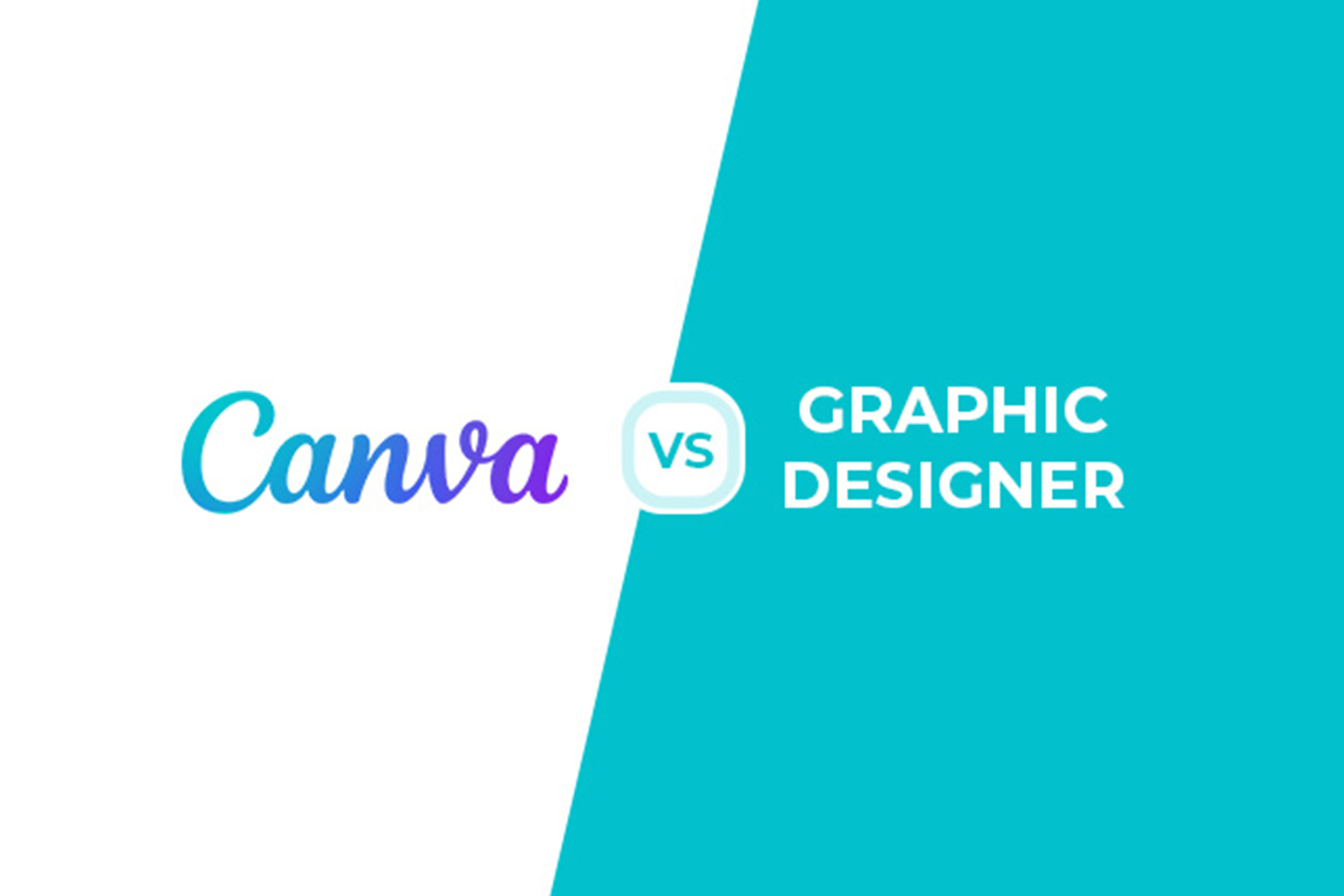 Canva vs Graphic designer