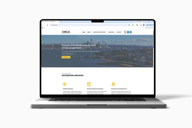 ANCA website design
