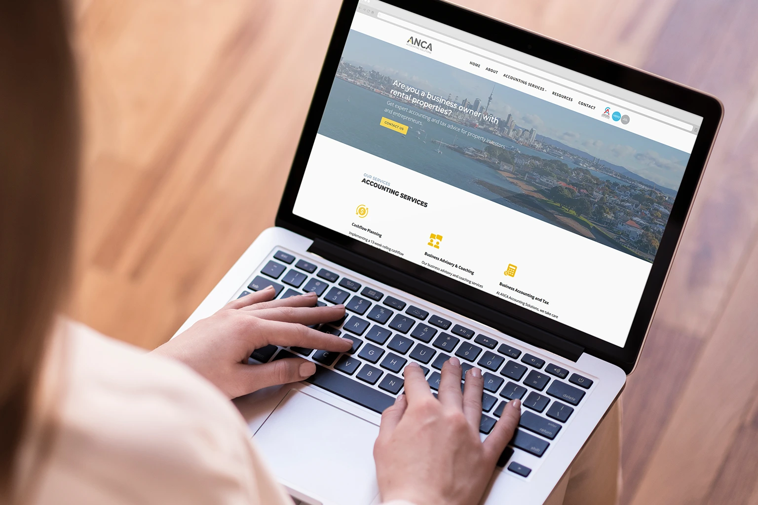 Anca Accounting Solutions Website